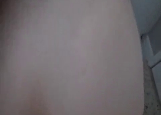 Young slender redhead sister fucked in POV